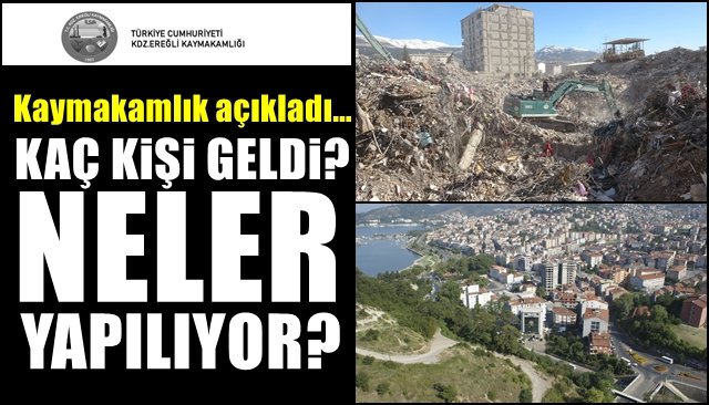 Kaymakamlık açıkladı… KAÇ KİŞİ GELDİ, NELER YAPILIYOR?