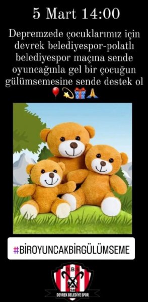 TARAFTAR MAÇA OYUNCAKLARLA GELECEK - 1