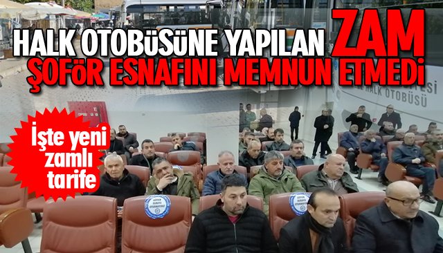 TOPLU TAŞIMAYA ZAM! EREĞLİ´DE TAM ve ÖĞRENCİ OTOBÜS BİNİŞ ÜCRETLERİ DEĞİŞTİ