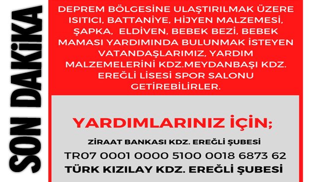 YARDIM EDİN