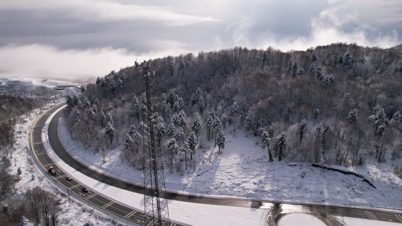 Zonguldak-Ereğli karayolunda ulaşıma kar engeli… KAZALAR ARKA ARKAYA GELDİ - 4