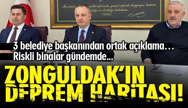 ZONGULDAK’IN DEPREM HARİTASI!