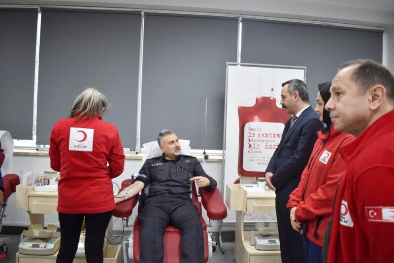 Aktaş’dan kan bağışına destek - 1
