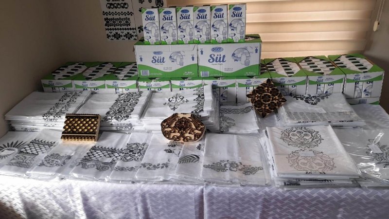DEPREMZEDELER İÇİN YASTIK KILIFLARI VE MASA ÖRTÜLERİ EREĞLİ’DEN… - 3
