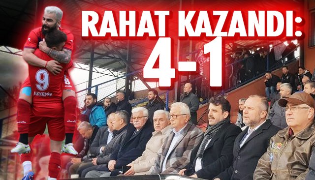 EREĞLİ BELEDİYESPOR RAHAT KAZANDI:4-1