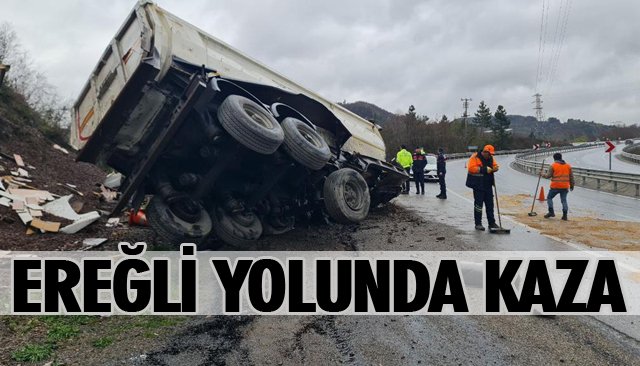 EREĞLİ YOLUNDA KAZA