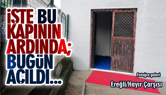 HAYIR ÇARŞISI BUGÜN AÇILDI