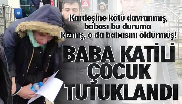 Kardeşine kötü davrandığı için kendisine kızan babasını kalbinden bıçaklamış!