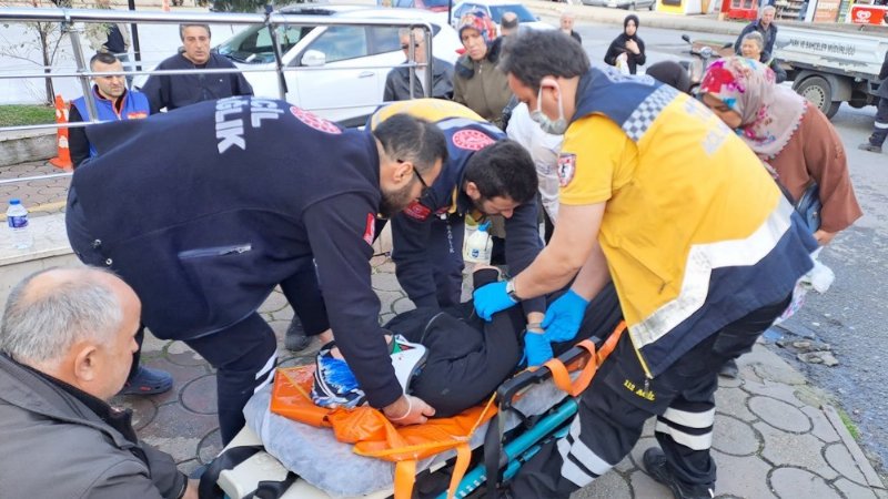 Meydanbaşı Caddesi’nde yaşandı GÖRÜNMEZ KAZA - 4