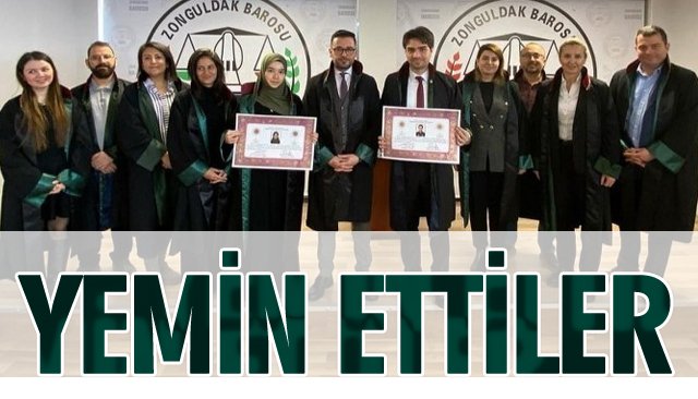 YEMİN ETTİLER