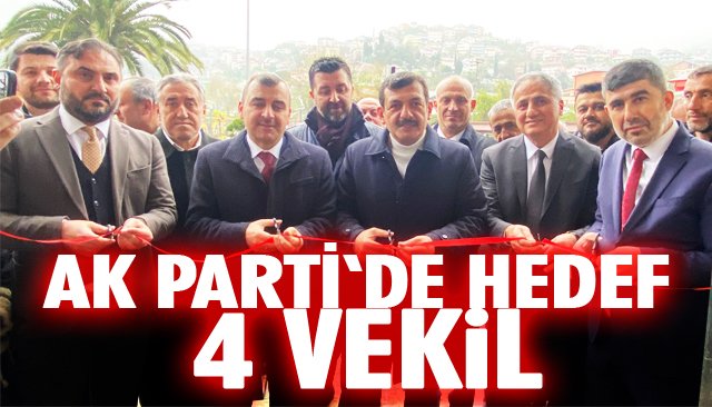 AK PARTİ´DE HEDEF 4 VEKİL