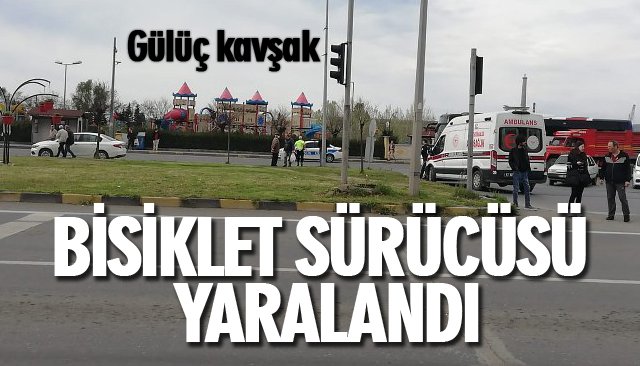 BİSİKLET SÜRÜCÜSÜ YARALANDI