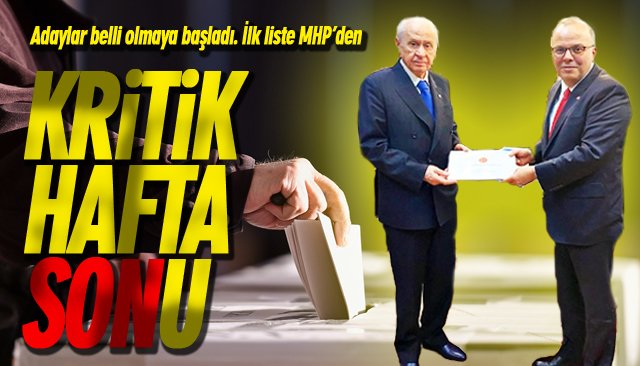 KRİTİK HAFTA SONU