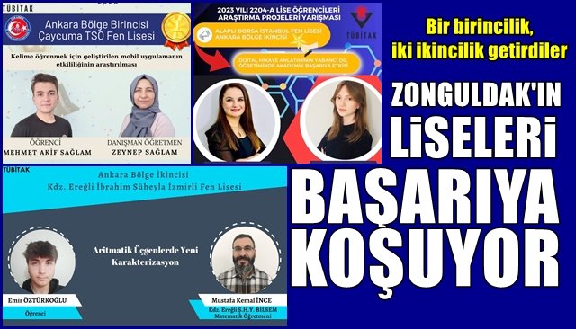 LİSELİ GENÇLER BAŞARIYA KOŞUYOR