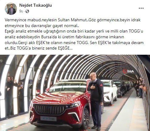 TOGG’U ELEŞTİREN CHP´Lİ BAŞKANA EŞEKLİ CEVAP!  - 2