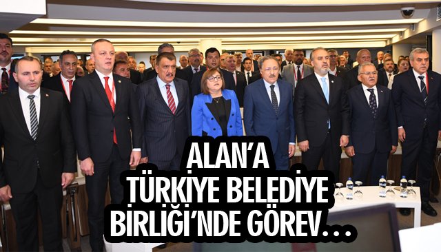 ALAN’A TÜRKİYE BELEDİYE BİRLİĞİ’NDE GÖREV… 