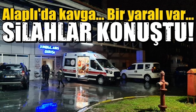 Alaplı’da kavgada bir kişi yaralandı SİLAHLAR KONUŞTU