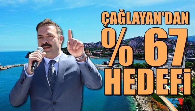 ÇAĞLAYAN’DAN YÜZDE 67 HEDEFİ!