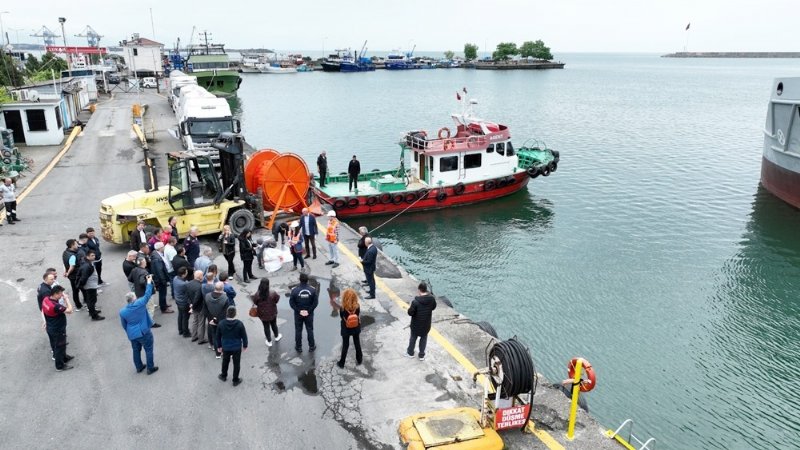 Deniz Kirliliğine acil müdahale hazırlığı… BOZHANE LİMANI’NDA TATBİKAT - 8