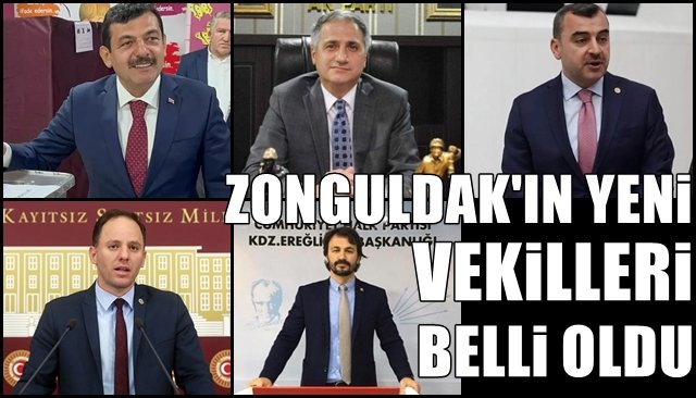 ZONGULDAK’TA VEKİL DAĞILIMI DEĞİŞMEDİ