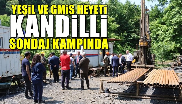 GMİS heyetinden, MTA Kandilli Sondaj Kampı’na ziyaret