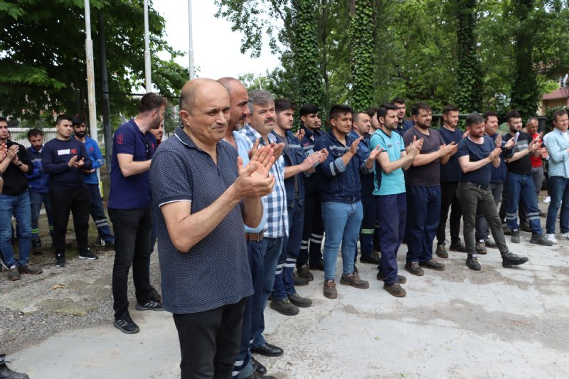 GMİS Yönetimi, TTK Maden Makinaları Fabrikası’nda MEŞALELİ KARŞILAMA - 11