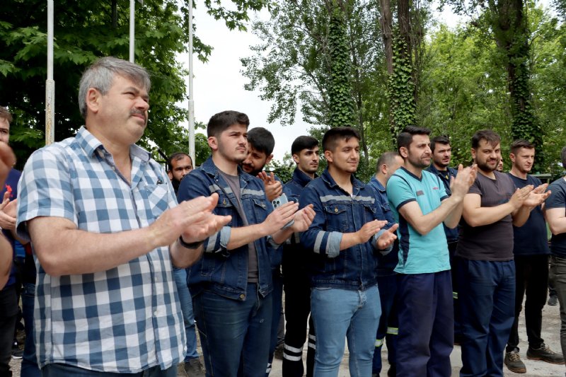 GMİS Yönetimi, TTK Maden Makinaları Fabrikası’nda MEŞALELİ KARŞILAMA - 7