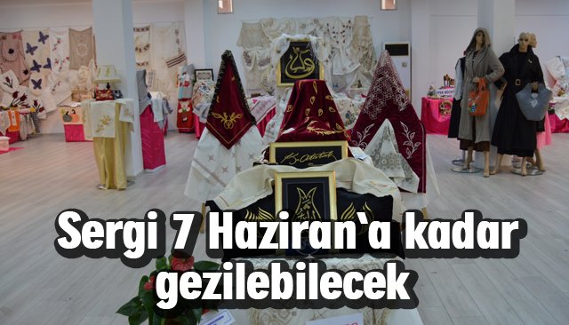 HALK EĞİTİM MERKEZİ KURSİYERLERİ SERGİ AÇTI