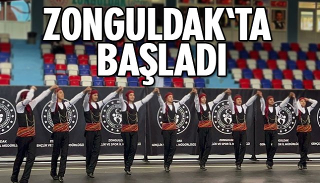 HALK OYUNLARI TÜRKİYE ŞAMPİYONASI BAŞLADI 