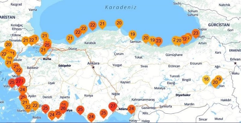 KARADENİZ´DE EN SICAK VE EN SOĞUK DENİZ SUYU ÖLÇÜLDÜ - 1