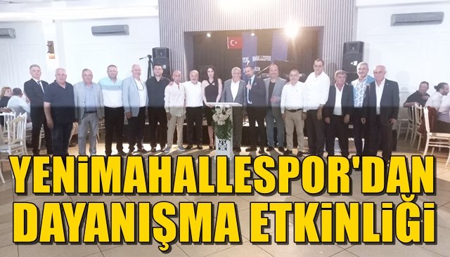 Yenimahallespor’dan dayanışma etkinliği