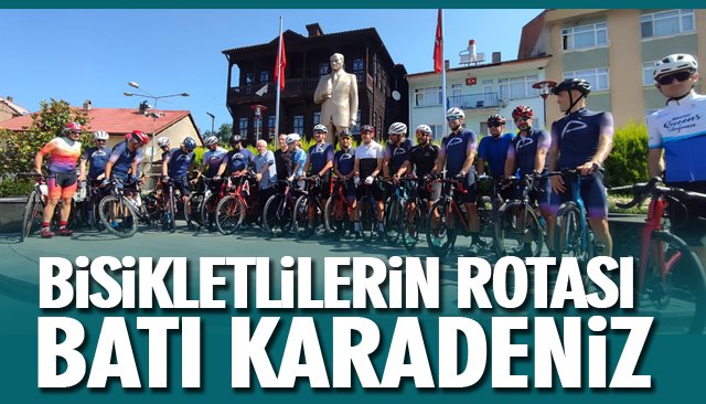 BİSİKLETLİLERİN ROTASI BATI KARADENİZ 