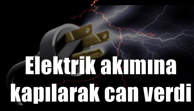 Elektrik akımına kapılarak can verdi