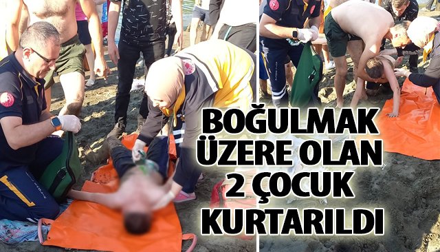 KARDEŞ ÇOCUKLAR SON ANDA KURTARILDI 