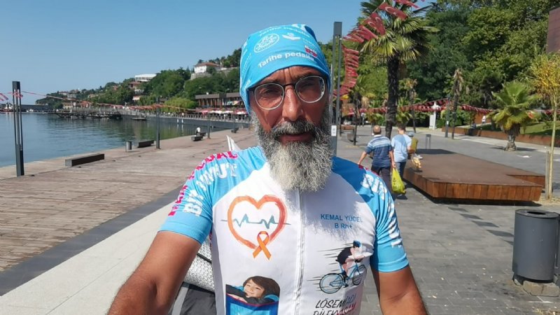 Kök hücre nakli bekleyen çocuklar için pedal çeviriyor - 2