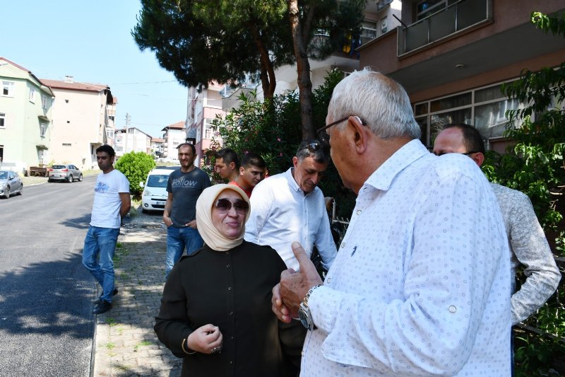 Posbıyık çalışmaları yerinde inceledi ASFALT ÇALIŞMALARI SÜRÜYOR - 6