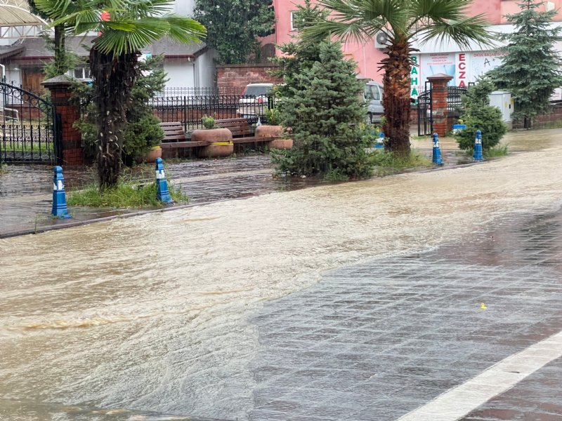 Yaz yağmuru hayatı olumsuz etkiledi... HEYELAN VE SU BASKINLARI YAŞANDI - 13