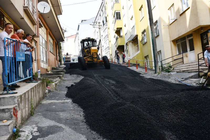 ASFALT ÇALIŞMALARI DEVAM EDİYOR - 1