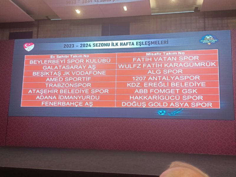 FİSKTÜR ÇEKİLDİ; İLK HAFTA MAÇI TRABZONSPOR’LA.. - 3