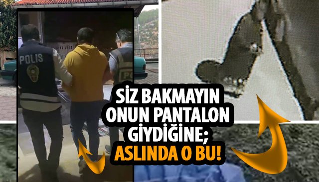 ETEK GİYEN HIRSIZ YAKALANDI! 