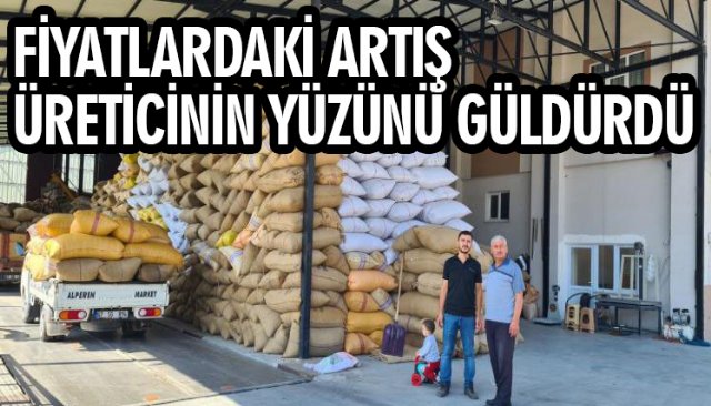 FİYATLARDAKİ ARTIŞ ÜRETİCİNİN YÜZÜNÜ GÜLDÜRDÜ