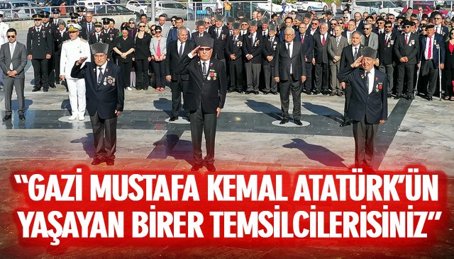 GAZİLER GÜNÜ DOLAYISIYLA TÖREN GERÇEKLEŞTİRİLDİ