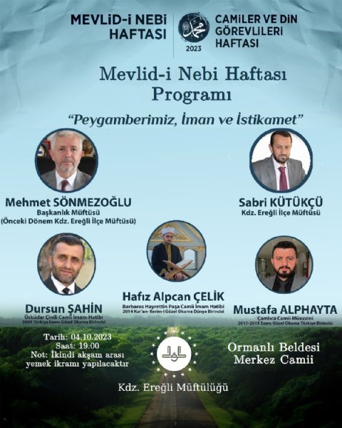 MEVLİD-İ NEBİ HAFTASI ETKİNLİKLERİ - 1