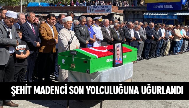 ŞEHİT MADENCİ SON YOLCULUĞUNA UĞURLANDI 