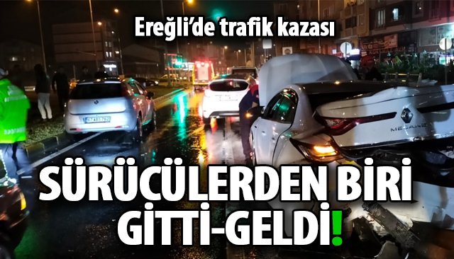 SÜRÜCÜLERDEN BİRİ GİTTİ-GELDİ!