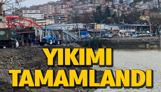 FEVKANİ KÖPRÜSÜ´NÜN YIKIMI TAMAMLANDI