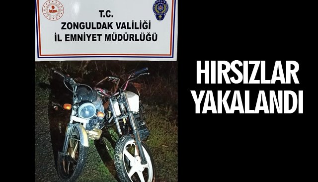 MOTOSİKLET HIRSIZLARI YAKALANDI