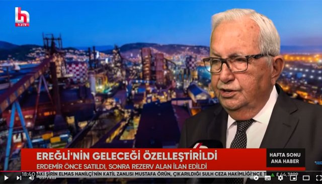 EREĞLİ BELEDİYE BAŞKANI HALK TV’YE KONUŞTU