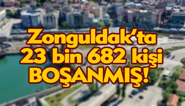 ZONGULDAK’IN NÜFUS DAĞILIMLARI AÇIKLANDI!