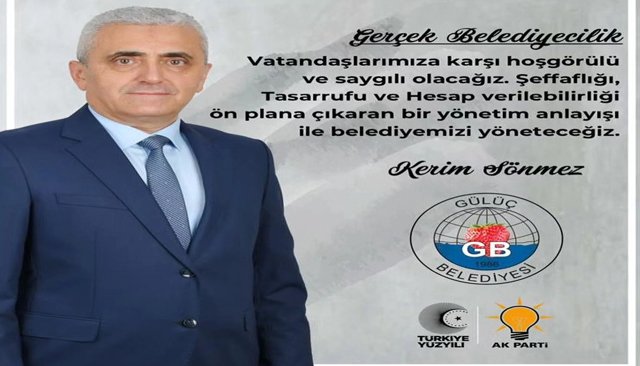 Gülüç Belediye Başkan Adayı Kerim Sönmez